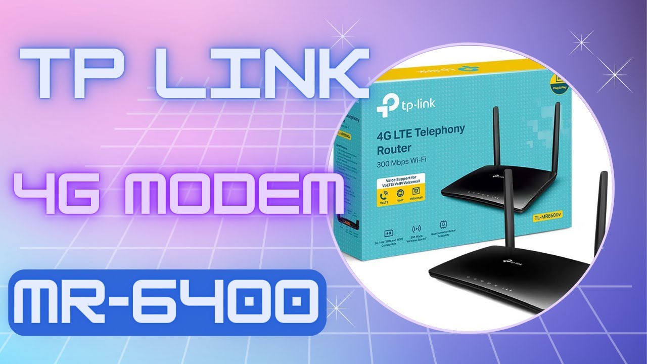 TP-Link MR6400 - 4G Modem - Cheap Everyday Tech