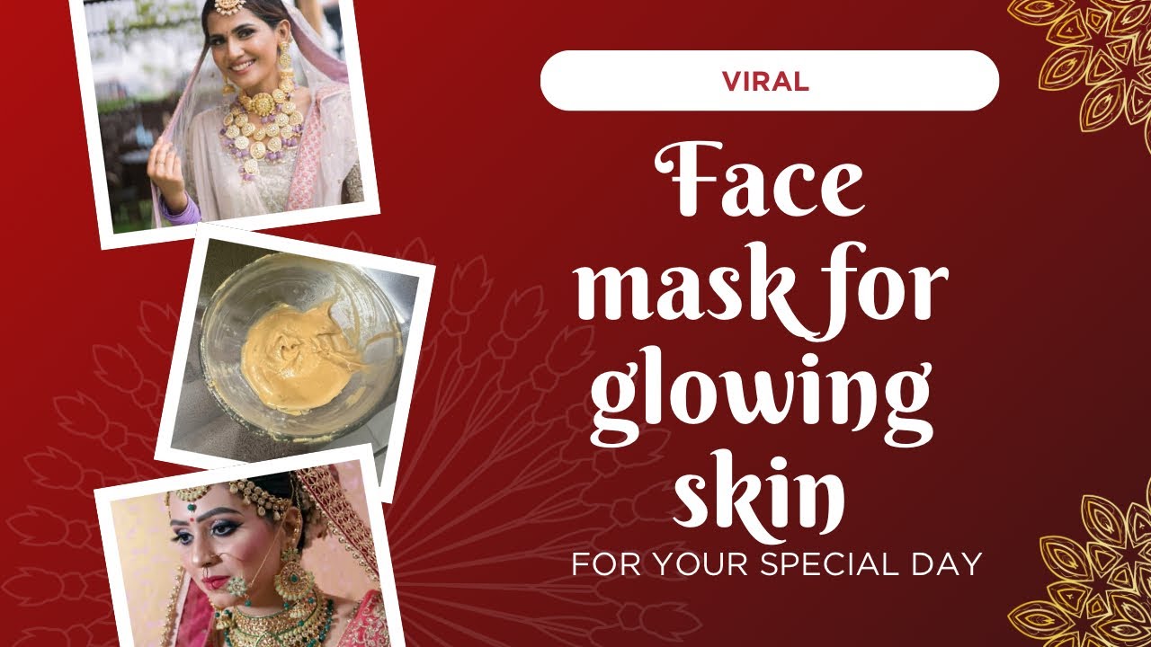 Honey Besan का मासक लगाएं हीरे मोती जैसी चमक पाएं | Mask For Glowing Skin| #viral #skincare #youtube