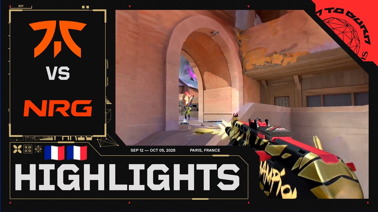 GRANDE FINALE DE FOLIE! NRG vs Fnatic HIGHLIGHTS // VALORANT CHAMPIONS PARIS