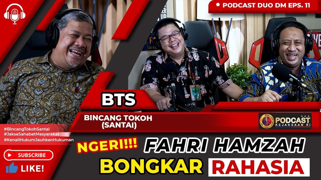 NGERI ! FAHRI HAMZAH BUKA - BUKAAN ( RAHASIA ! ) - BTS BINCANG TOKOH ( SANTAI ) DUO DM EP 11