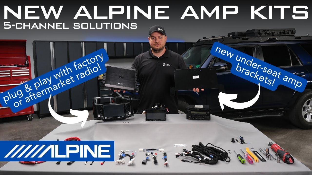 Toyota 4Runner Alpine Plug & Play 5-Channel Amp & Down-fire Sub Kit | 2010 - 2024 Toyota 4Runner