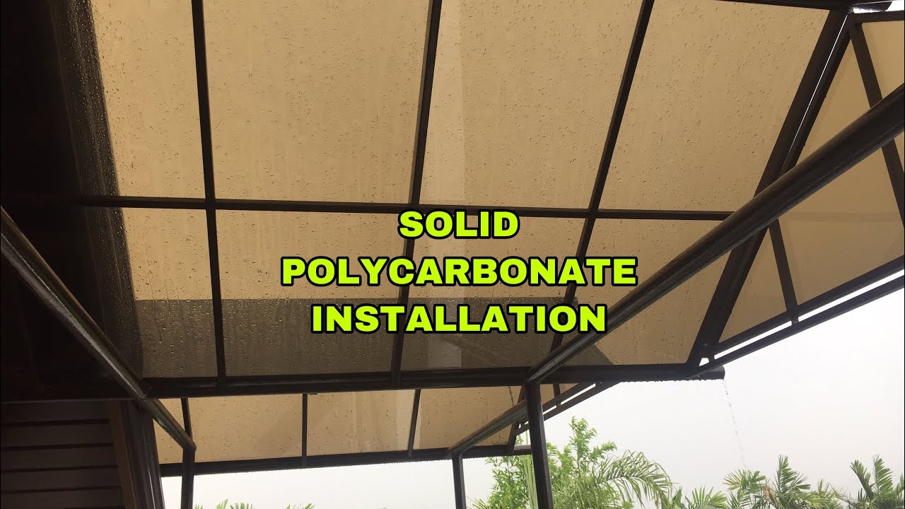 POLYCARBONATE SOLID SHEET INSTALLATION AYALA PROJECT