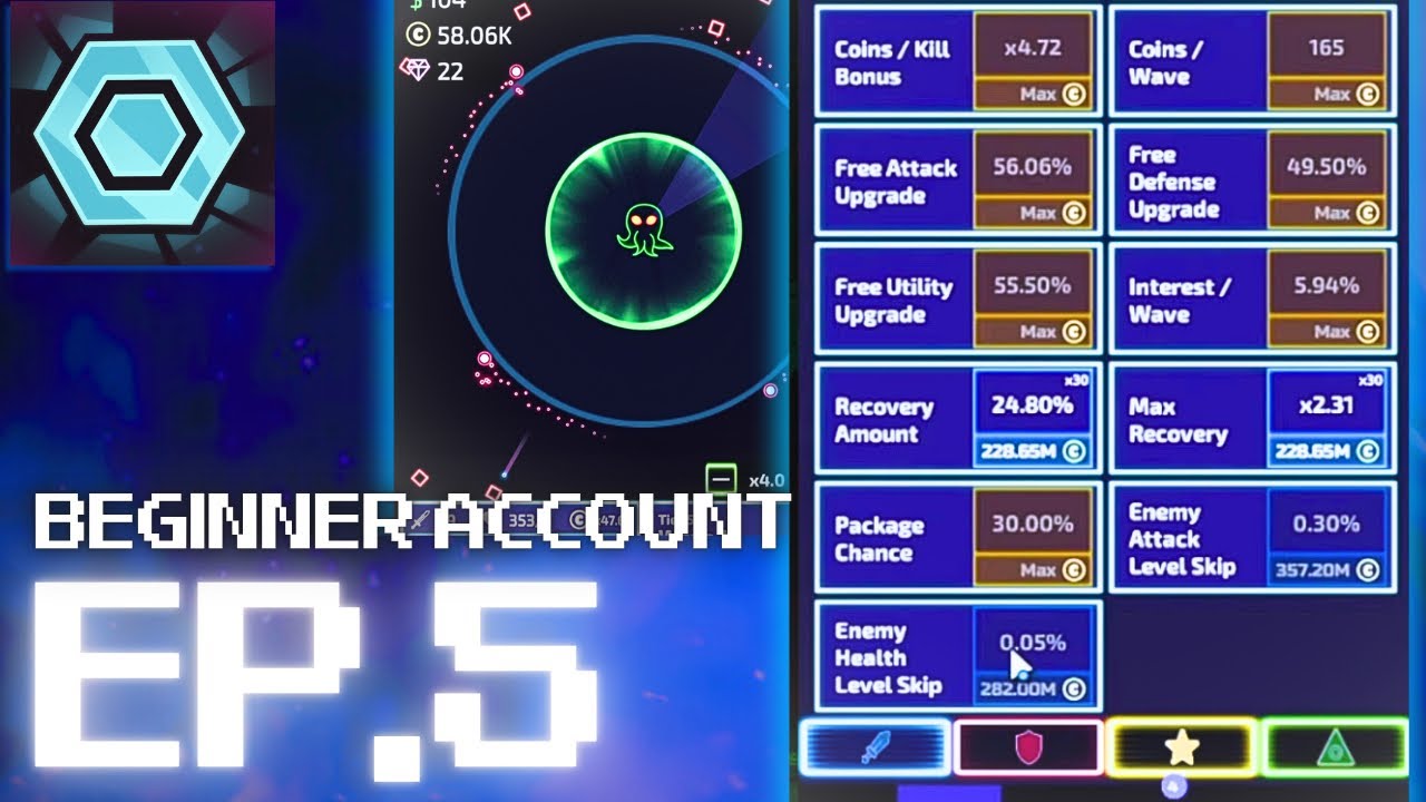 Beginner Progress Series Ep. 5 | Enemy Level Skips unlocked! (The Tower Idle Tower Defense)