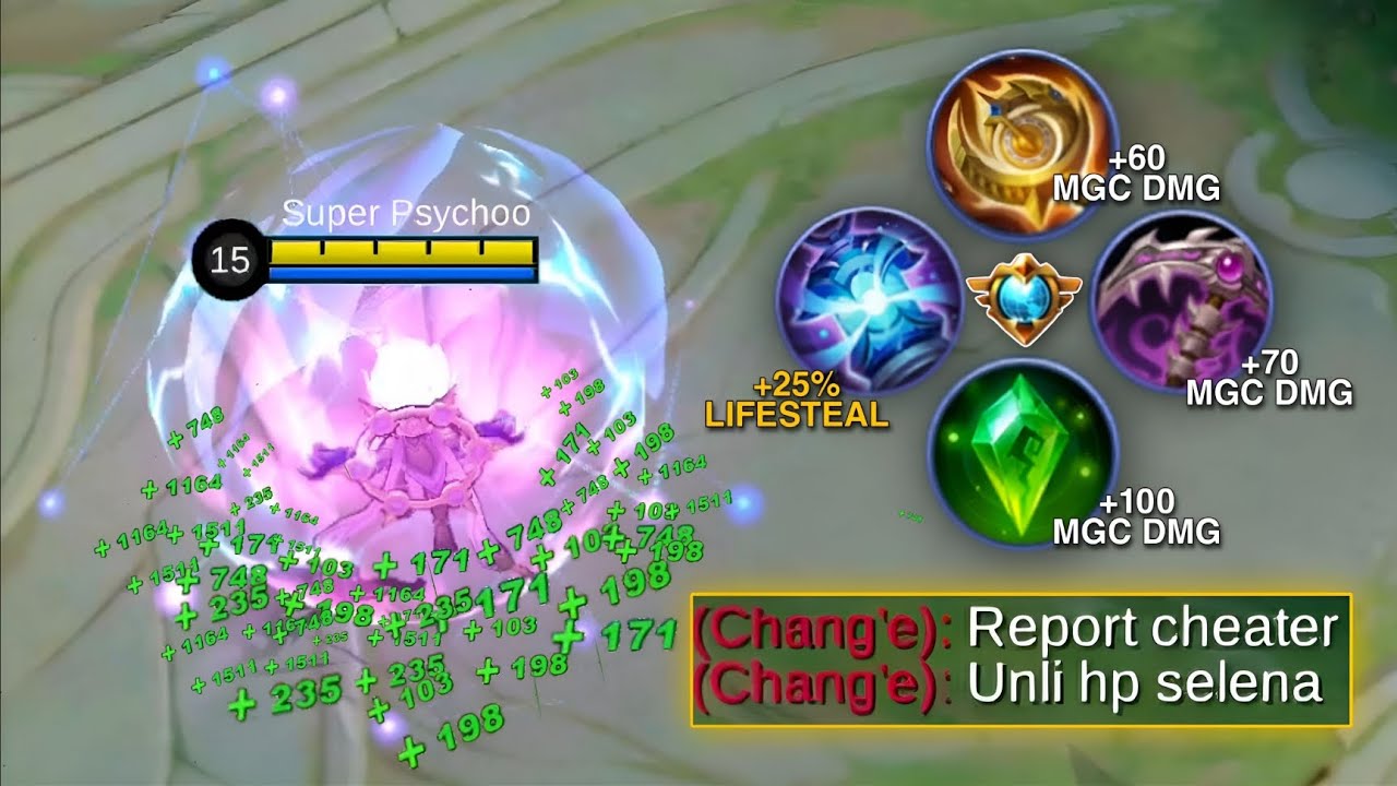 SELENA FULL LIFESTEAL BUILD + MAGIC DAMAGE🥵 | NEW BEST BUILD FOR SELENA 2022
