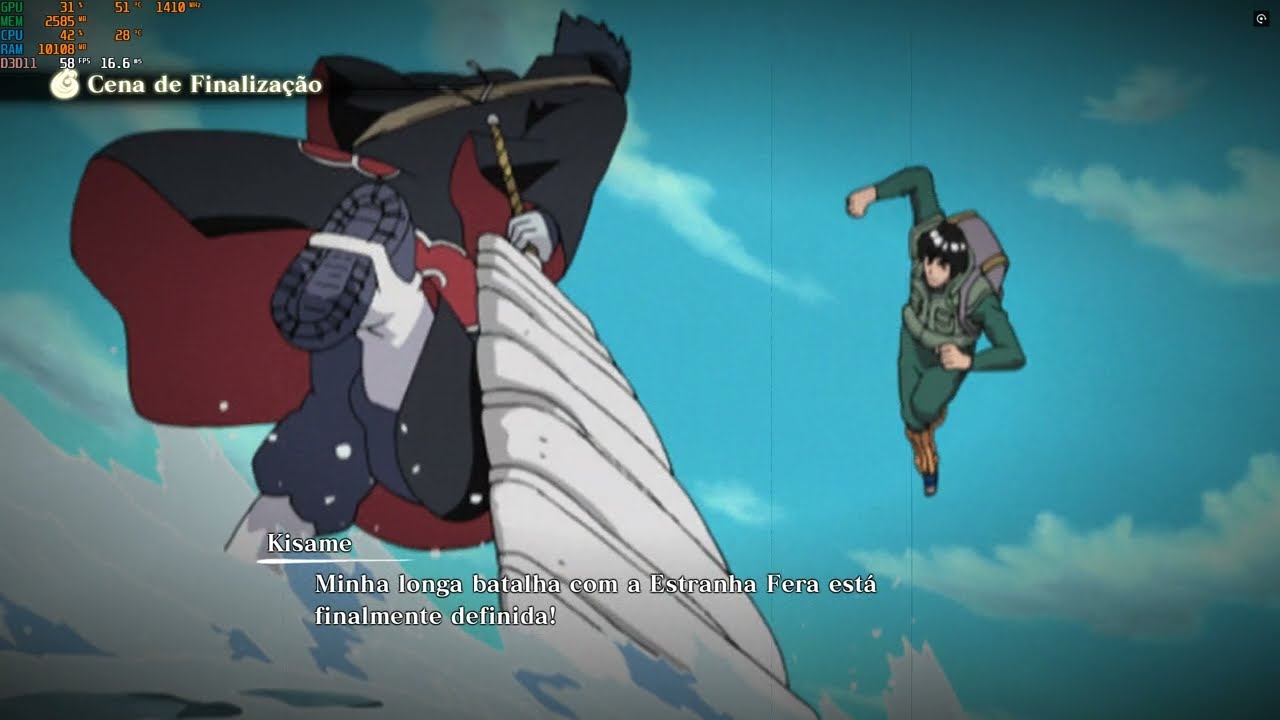Naruto X Boruto UNSC Kisame Hoshigake  X Guy Besta Verde de Konoha