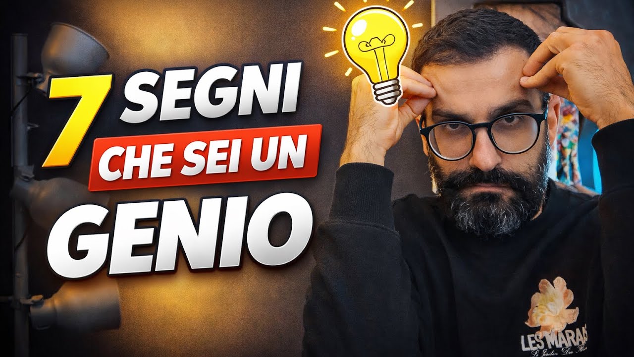 7 segni che sei un genio 