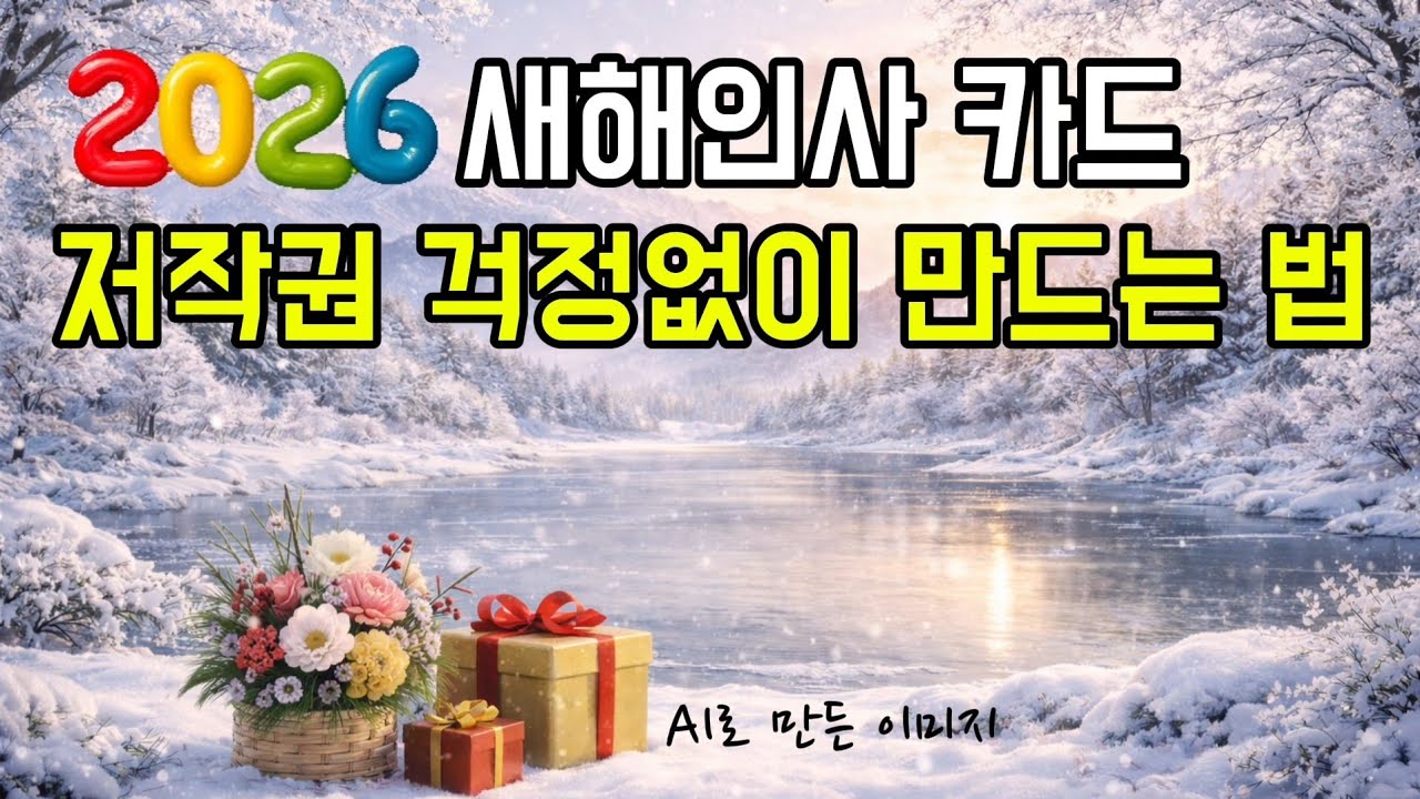 AI로 인사 카드 만들기, 저작권 걱정 없는 AI 이미지 카드 제작 방법