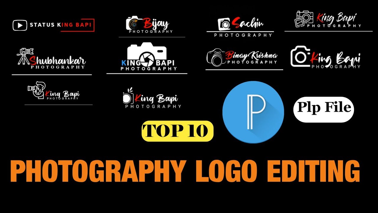How to Make Stylish Camera Photography Logo || Photography Logo PixelLab