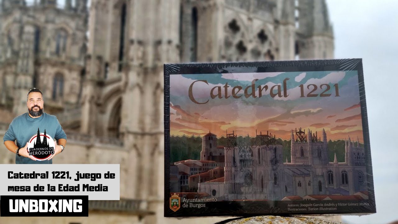 Catedral 1221 - Unboxing - Desvelamos el contenido del juego