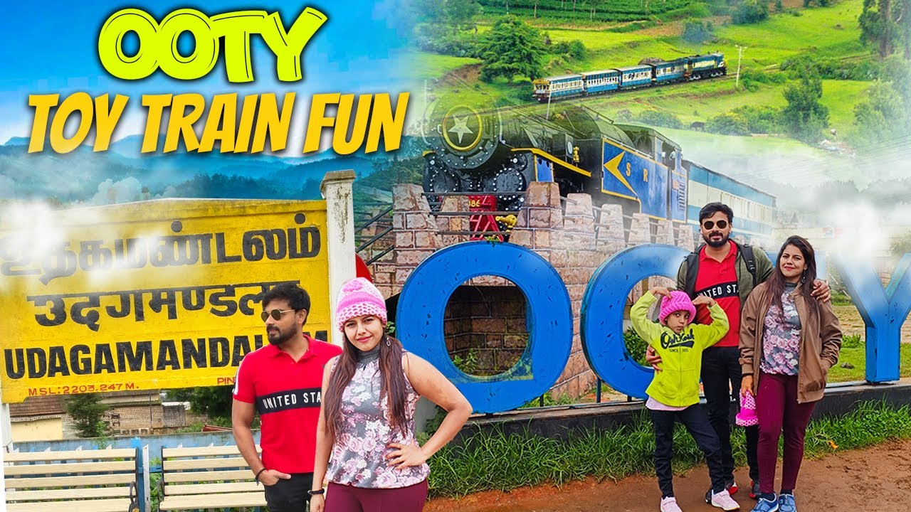Ooty TOY Train 🚝 | செம ஜாலியா ஒரு பயணம்😍🎉 | Jack And Roshini