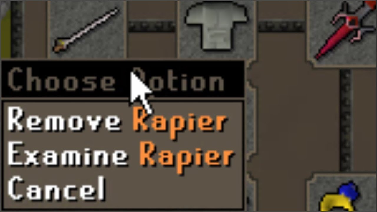 Pretending to Pk with the New Rapier (Fake One)