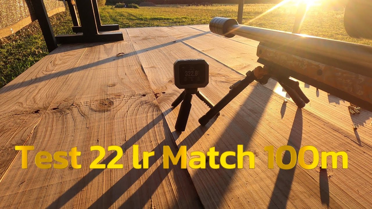 Test 22 Lr Match 100 mètres