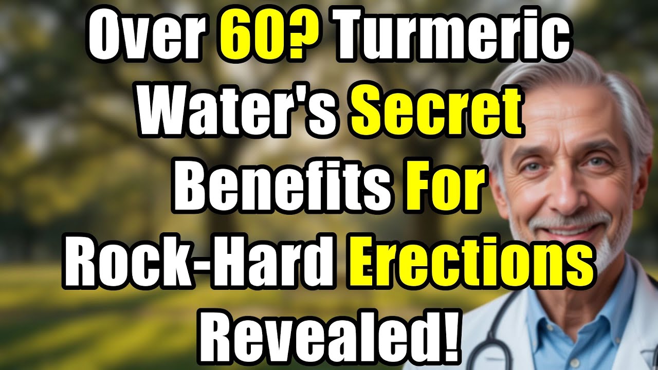 OVER 60? Turmeric Water: 10 Secret Benefits for Rock-Hard Erections!