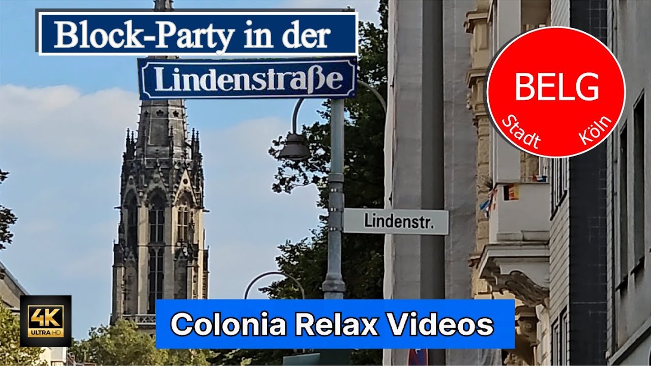 100 Meter Straßenfest LINDENSTRAßE in Köln / Cologne (Germany) Die Block-Party 2024