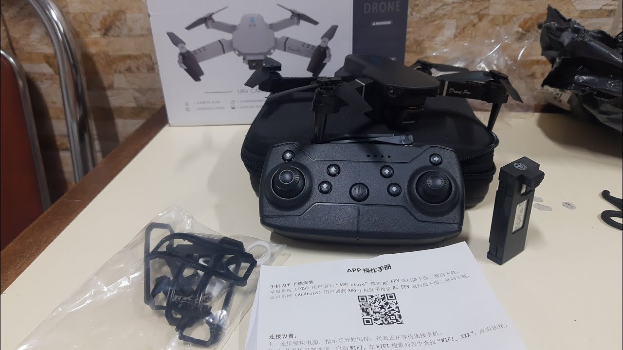 Parte 1 - Umboxing Drone E88 Pro.