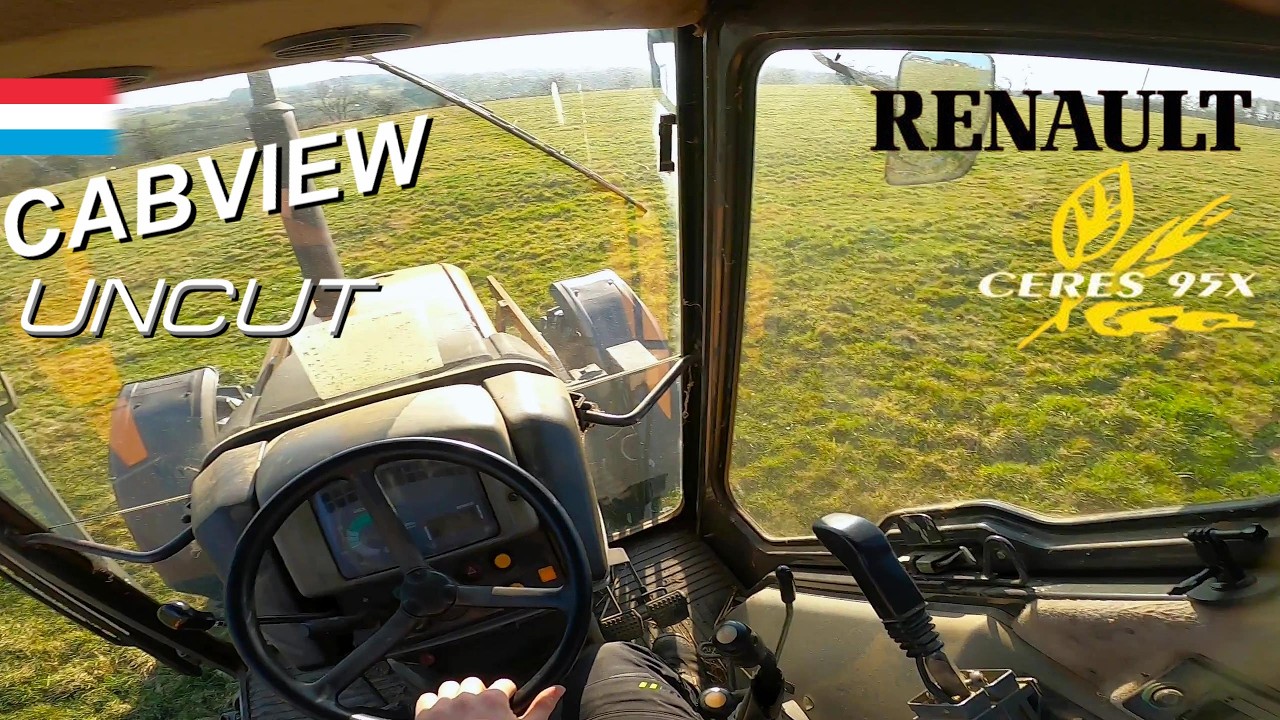 [Cabview - uncut] Wiesen walzen | Renault Ceres 95 // Walze | Luxemburg 2025