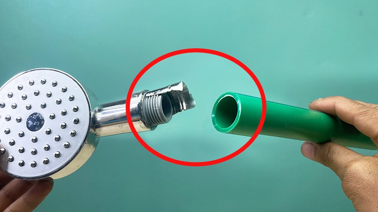 Secret to connect Shower to PVC Pipe which Plumber did not disclose | Quick & Easy