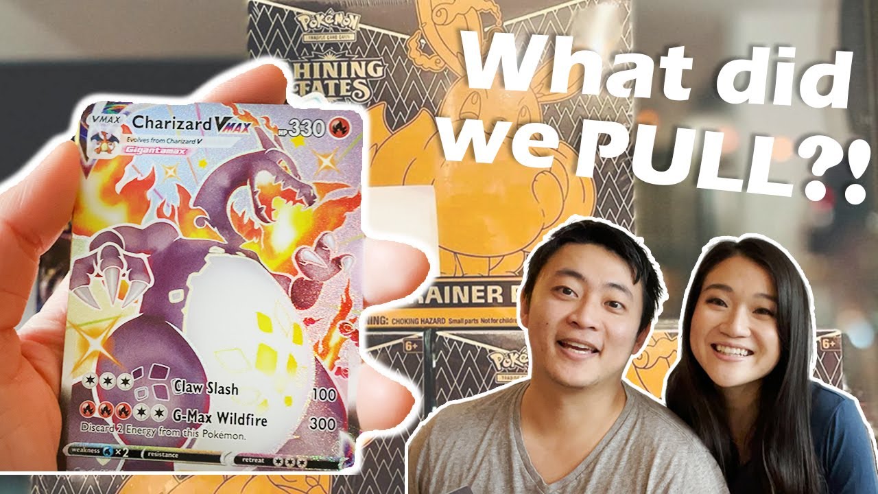 Shining Fates Early Opening!! First Shiny VMax Charizard pulled in the world?? More Giveaways!
