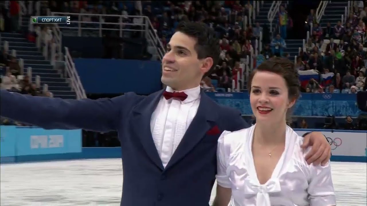 2014 Sochi Olympics. Anna CAPPELLINI - Luca LANOTTE. ITA. Team Ice Dance. Short Dance. 08.02.2014