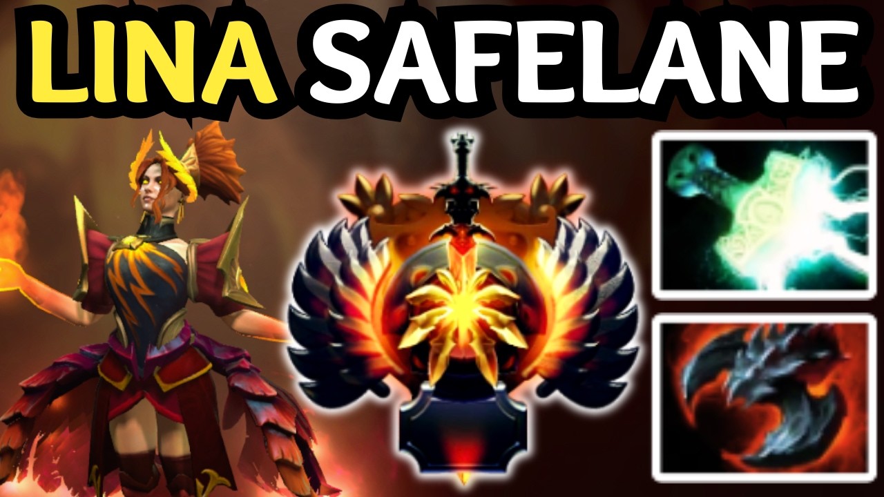🔥 INSANE ATTACK SPEED & DAMAGE — LINA CARRY GAMEPLAY | DOTA 2 🔥