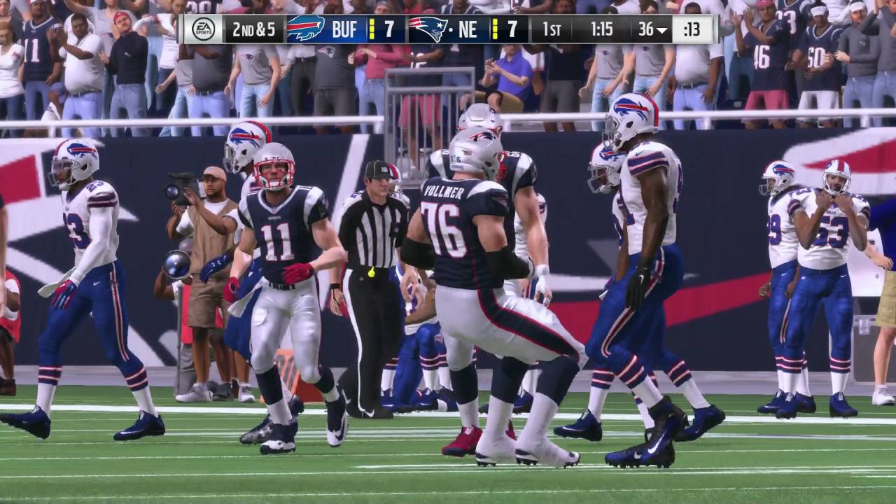 Madden 17 Bills @ Patriots (PS4) 60FPS