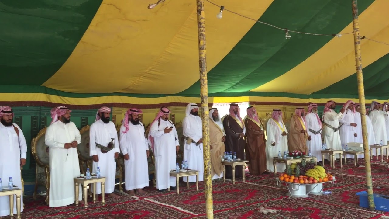 قبيله ال معجبه تستقبل قبيله ال العرجاء بزامل ترحيبي