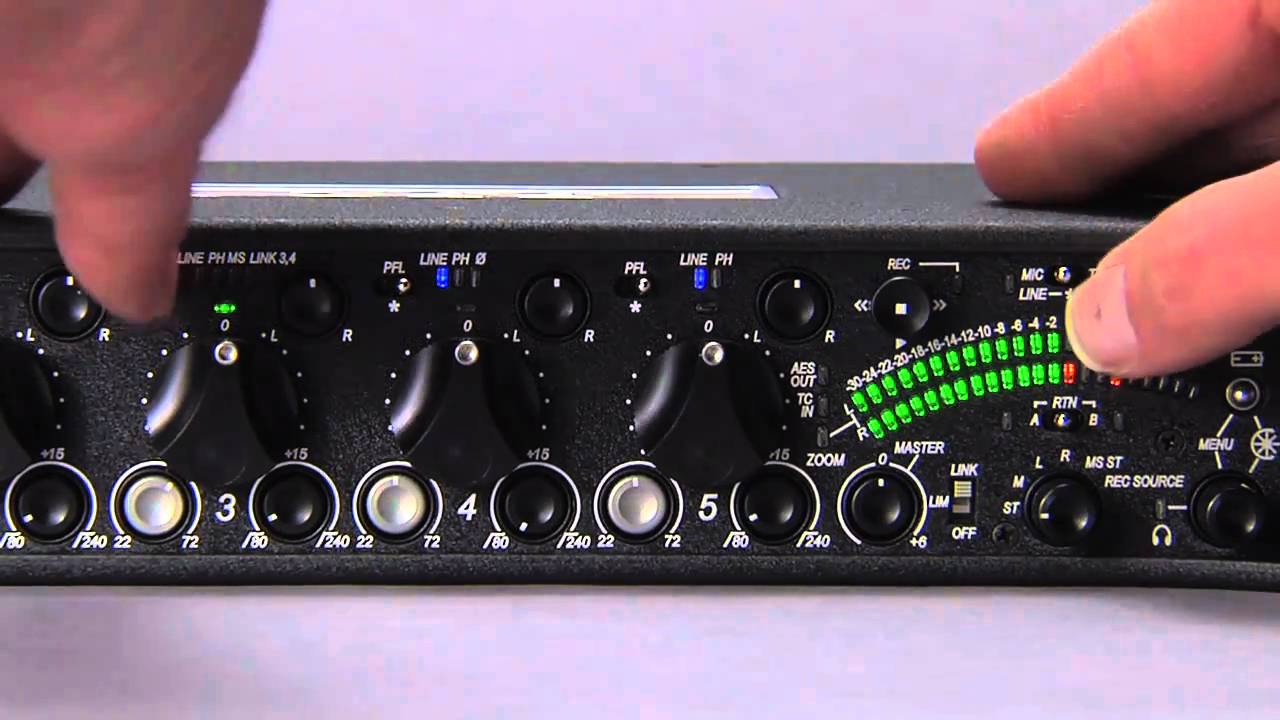 552 Field Mixer - Input Setup