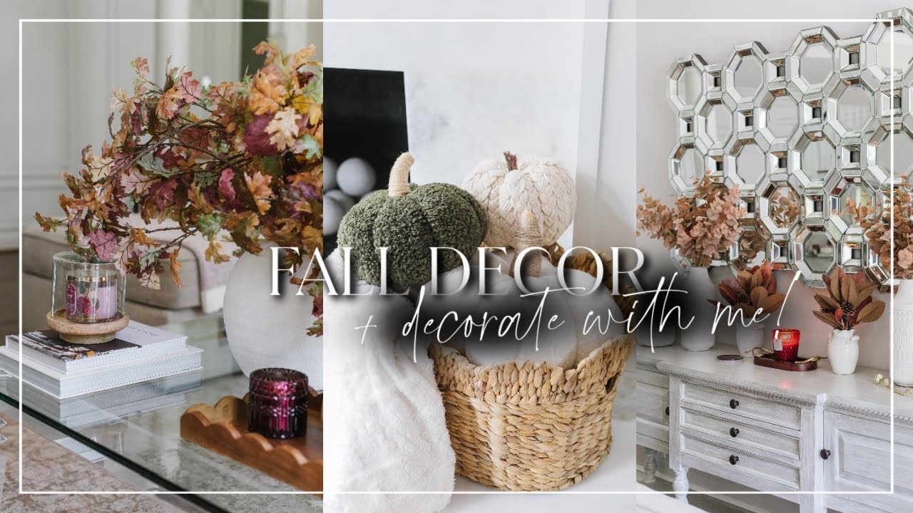 Decorate With Me for Fall 2025  | Cozy + Simple Fall Decorating Ideas! NitraaB