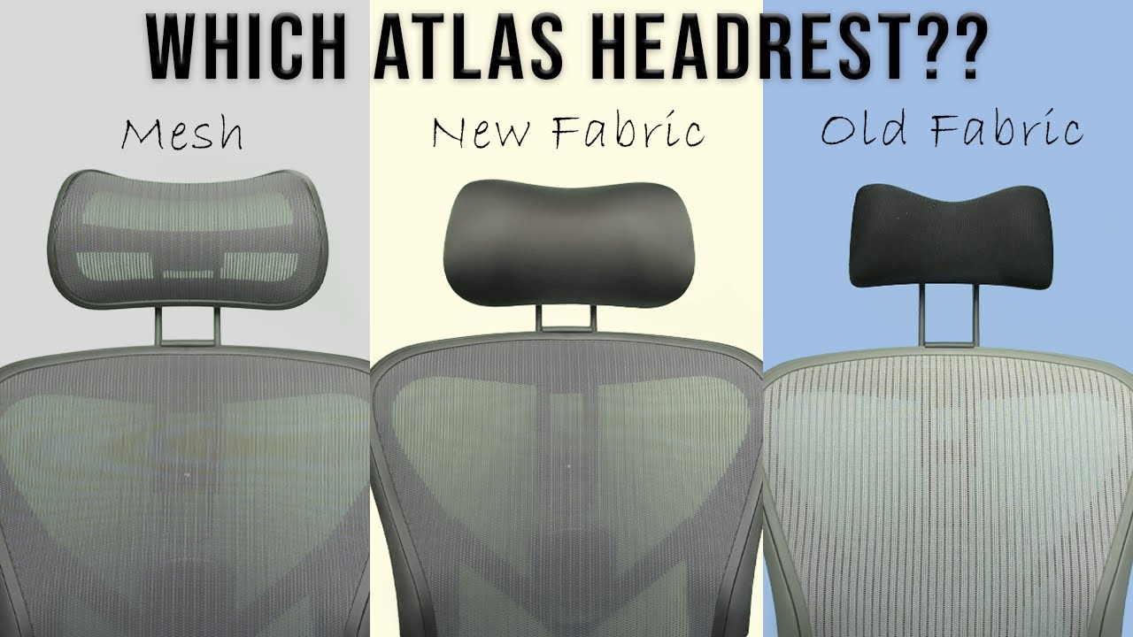 Какой подголовник Herman Miller Aeron лучше? | Подголовник Atlas