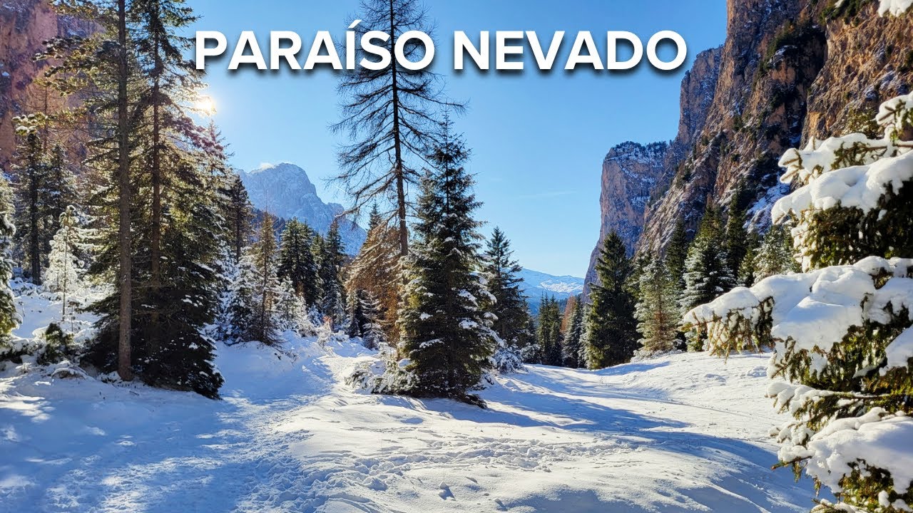 Vallunga: A trilha mais linda do outono nas DOLOMITAS… com MUITA neve!