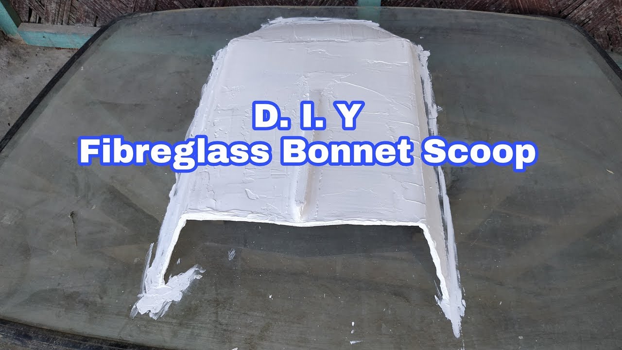 DIY fibreglass car bonnet scoop || Universal car bonnet scoop part 1