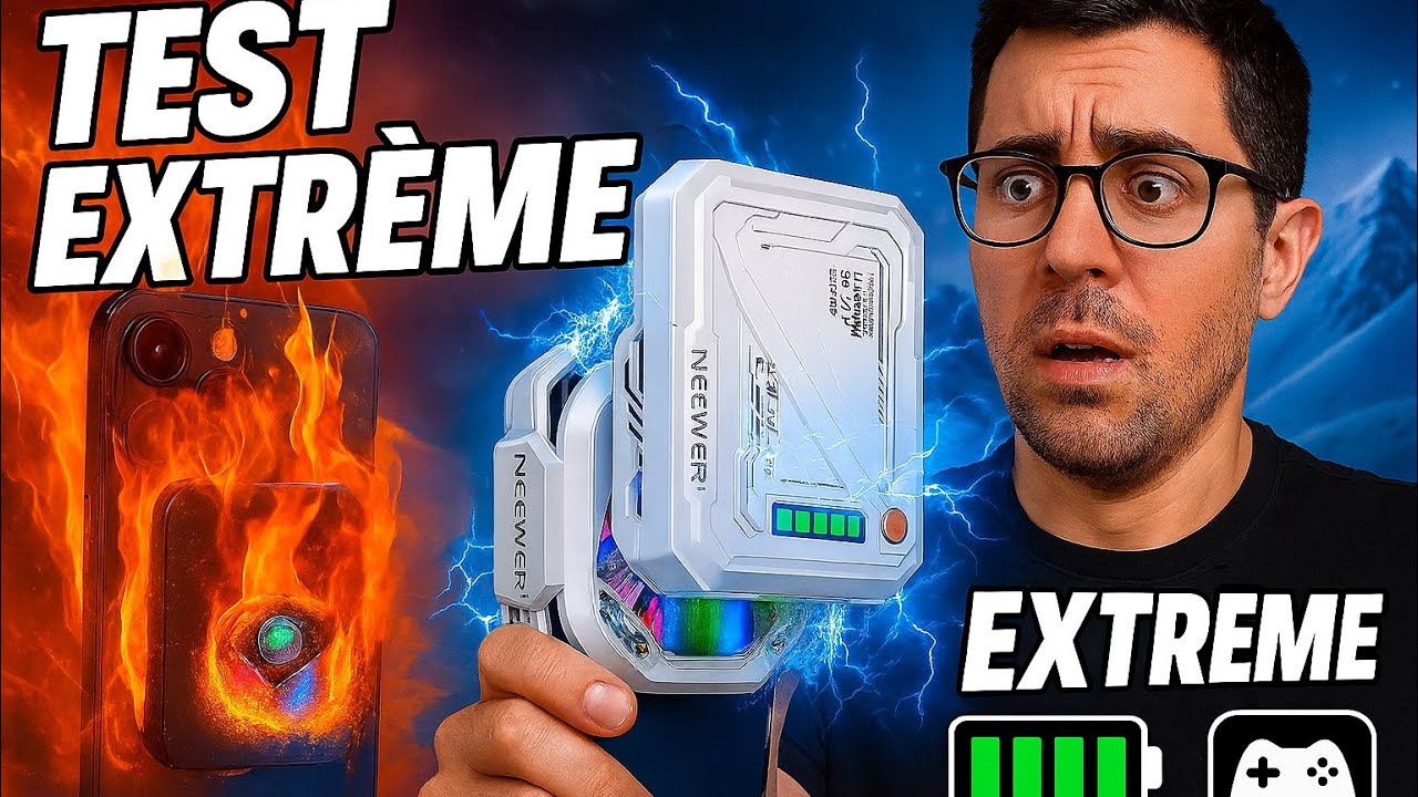 NEEWER BASICS Refroidisseur Magnétique pour Phone avec Batterie 5000mAh
