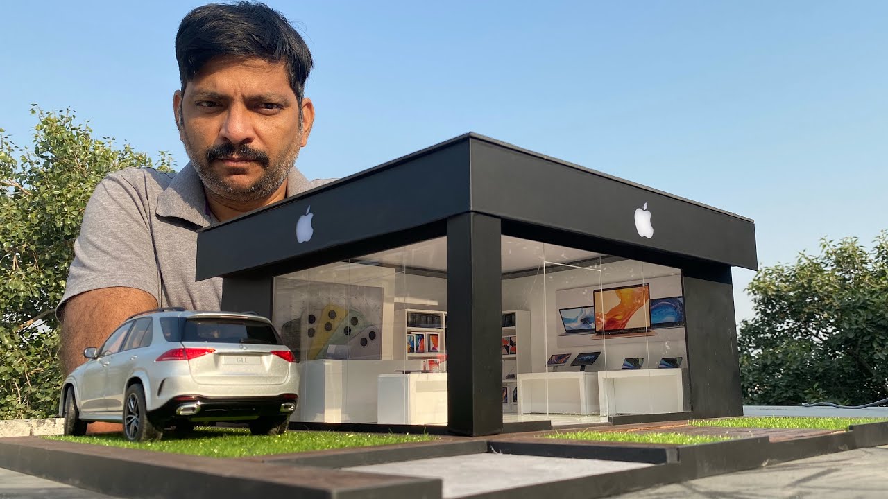 Making a Realistic Mini Apple Store Model with Apple Products | Miniature Homes