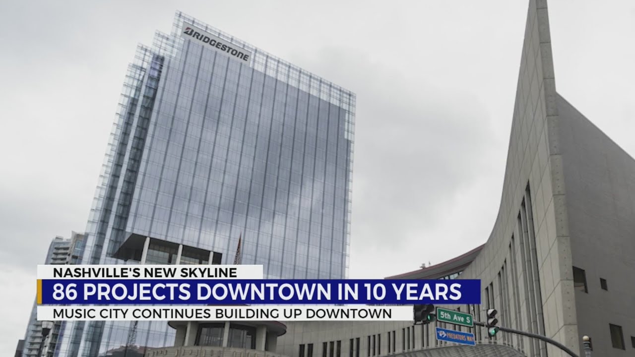 Downtown Nashville sees 86 projects in 10 years
