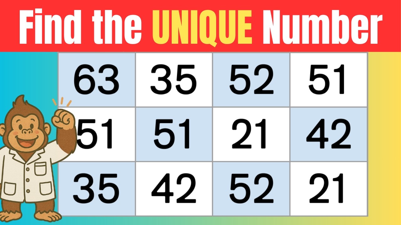 Find the Single Number | Daily Brain Puzzle Challenge