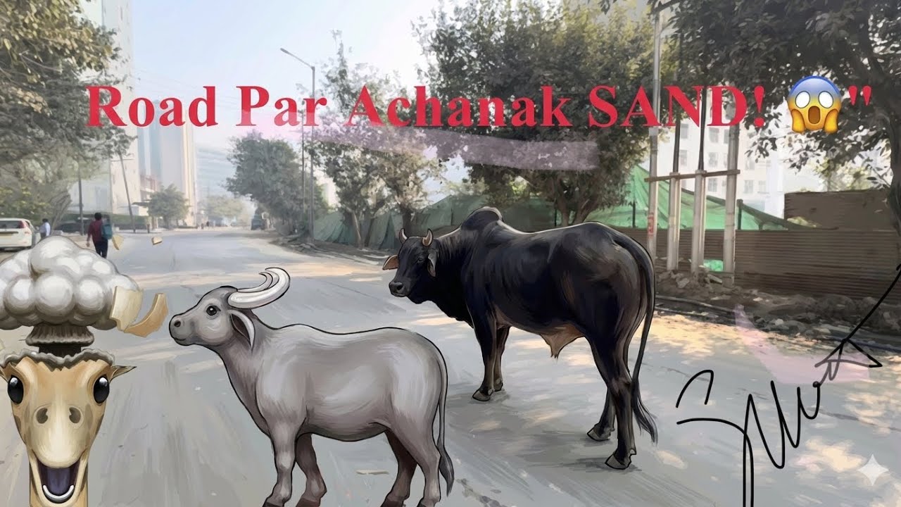 Aaj to Sand🐃 ne road band kr diya 🫩|Dsilyvlog|@surajsharmavlogs7875 