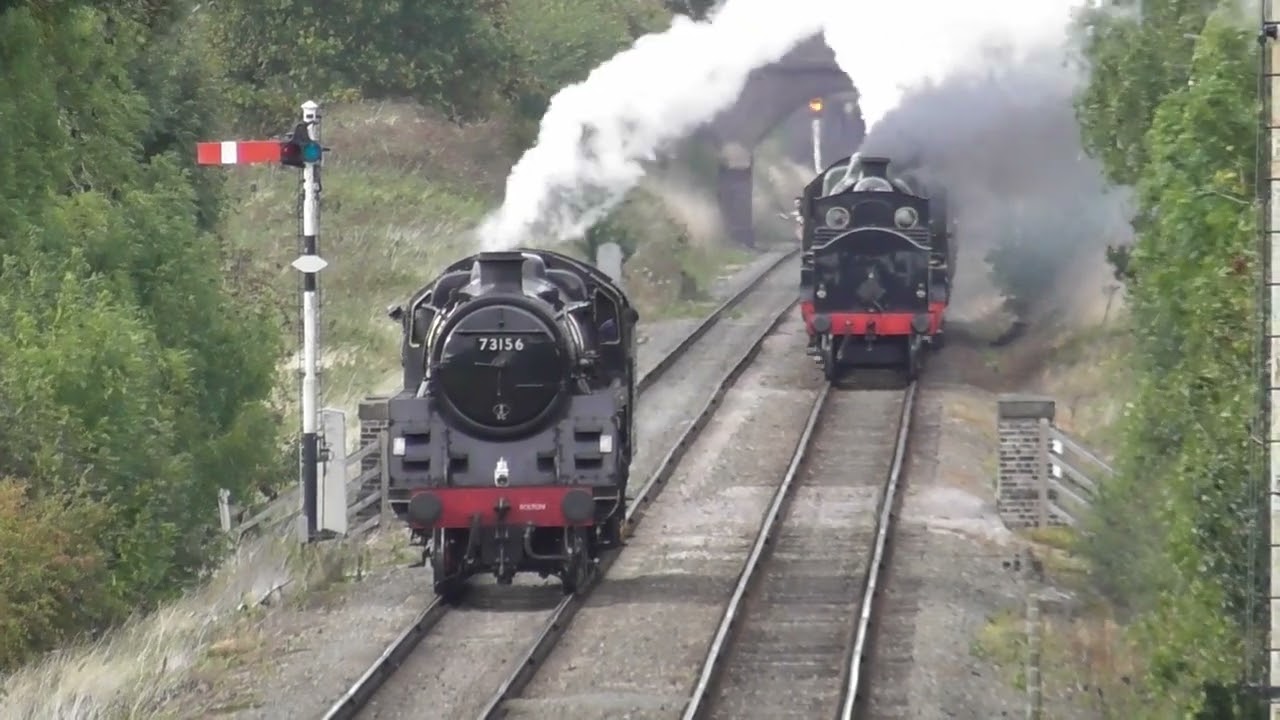 Trains at the Great Central Railway Loughbrough Steam Garla. 05/10/25