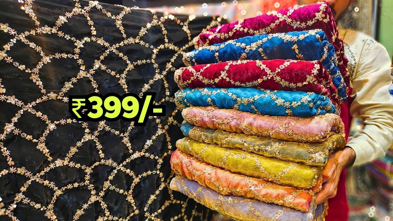ONLY ₹399/- Me Itni Fancy Work Saree!😳