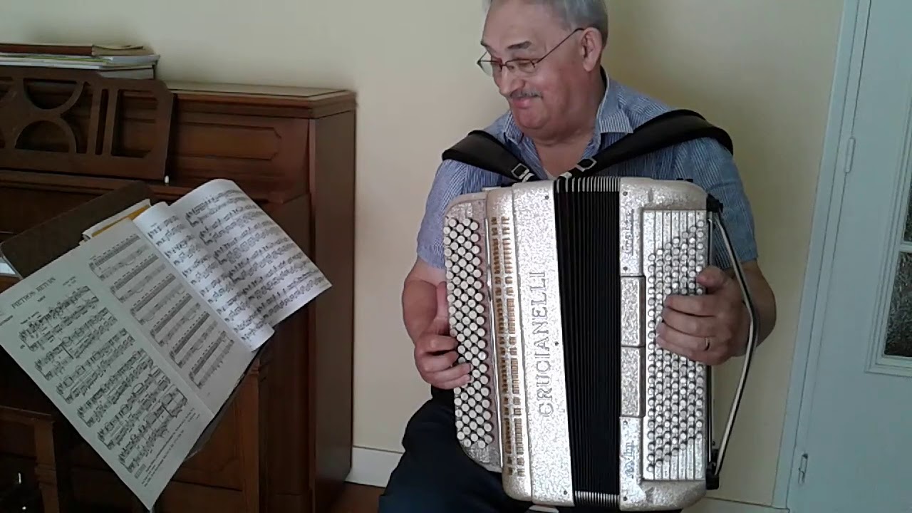A l'accordéon Solo   Francis COTTIN  interprète   PIETRO'S RETURN  march