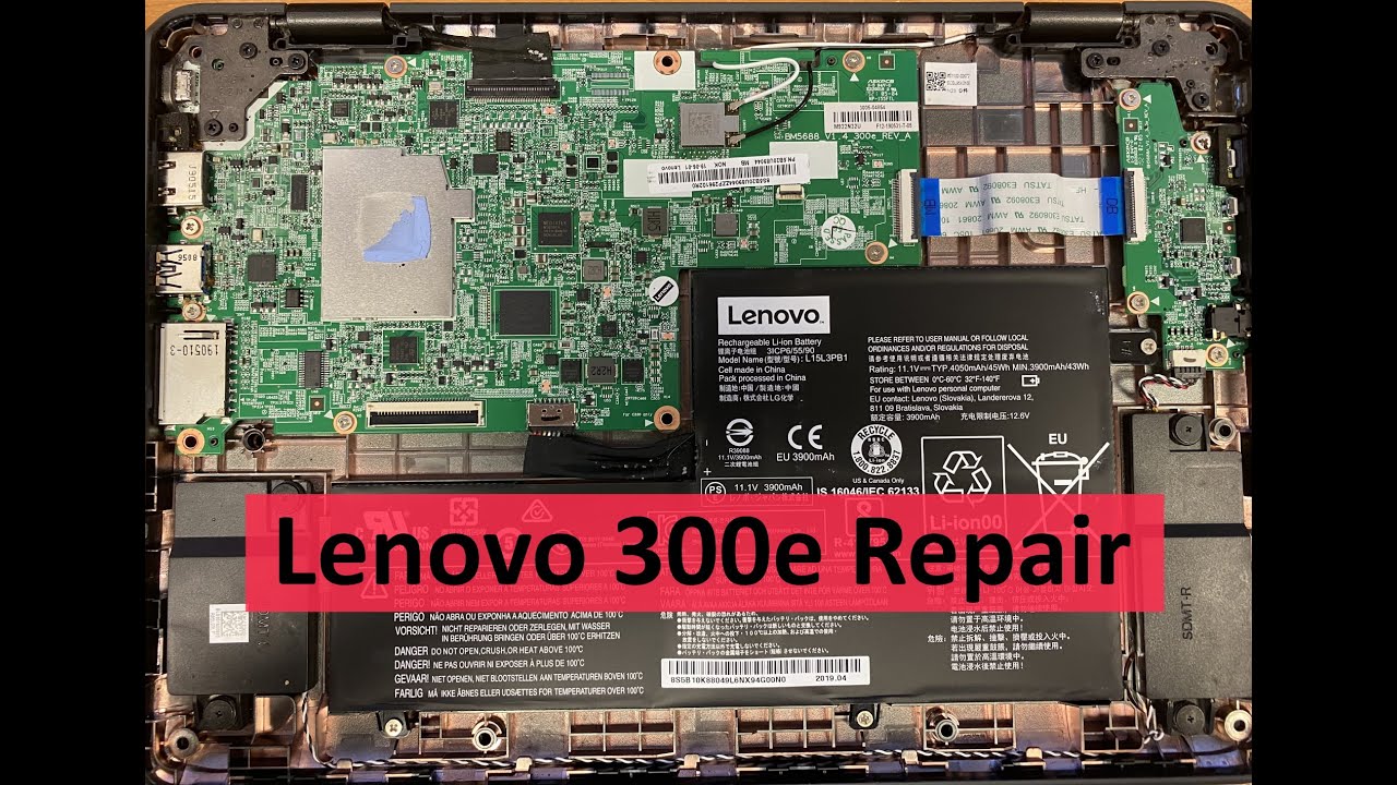 Opening a Lenovo 300e