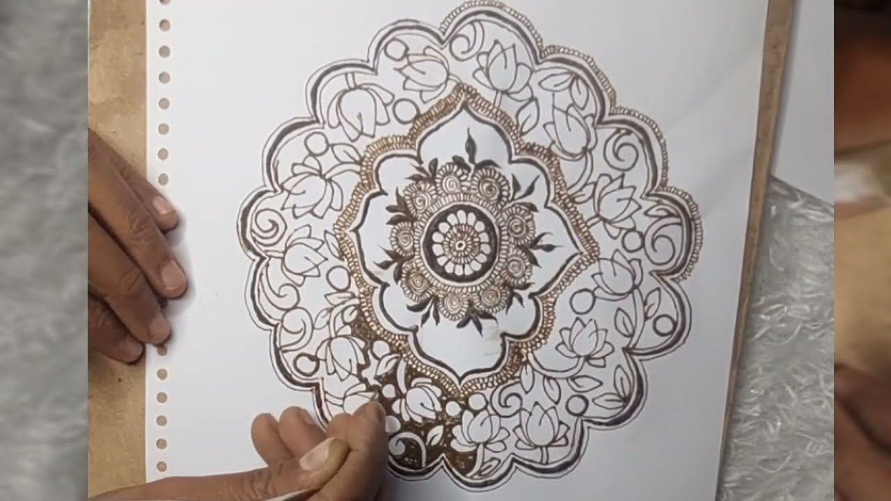 🌸मेहंदी का डिज़ाइन🌸 और #mehmdi #hennadesign #mehndi #hennaart 