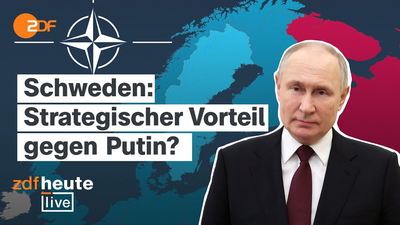 So wichtig ist Schweden gegen die russische Bedrohung | ZDFheute live mit Ex-NATO-Strategin