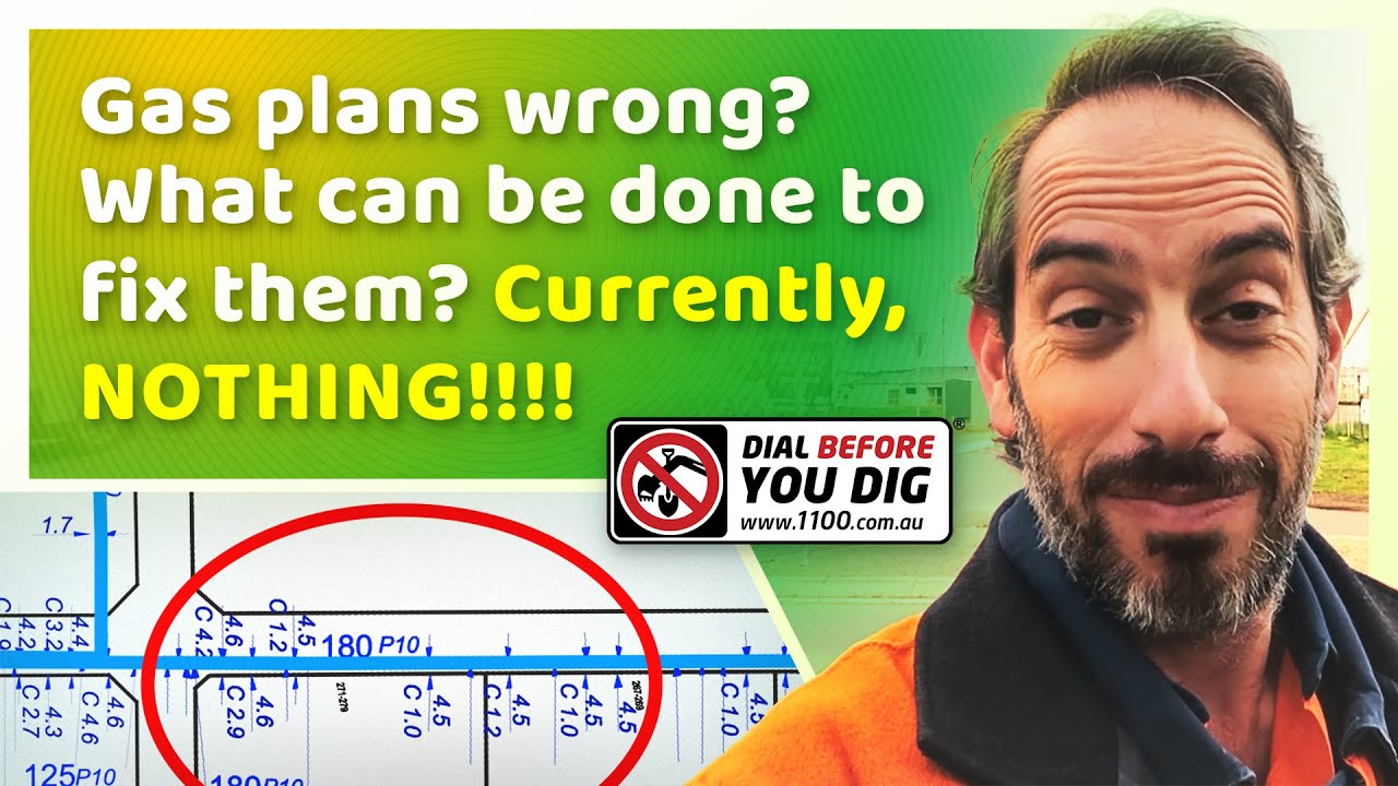 Dial Before You Dig plan wrong - nothing we can do