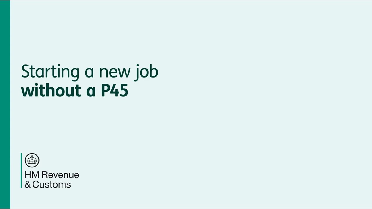 Starting a new job without a P45