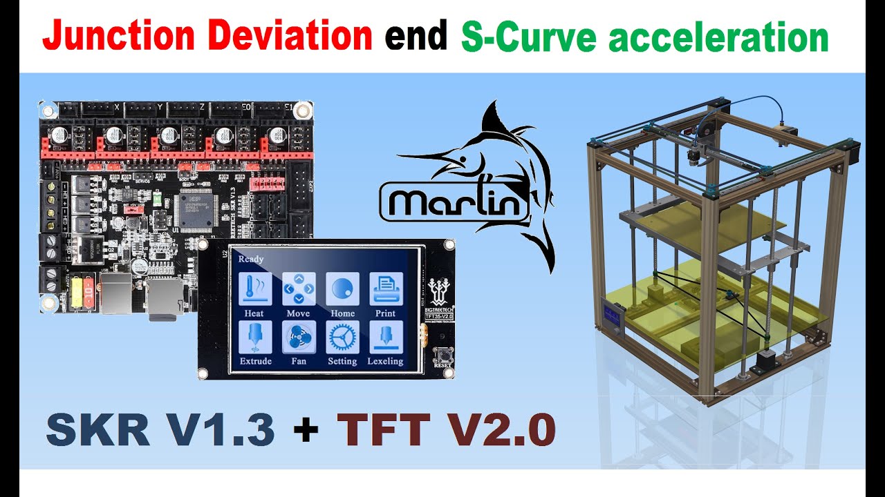 Junction Deviation and S-Curve acceleration in Marlin 2.0