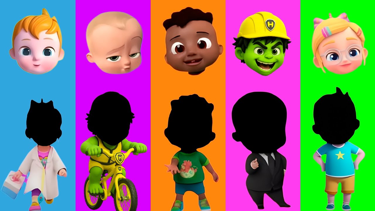 Wrong eyes👀 NEW EPISODE/ Hulk x Bebefinn x Spider Man-DAME TU COSITA Puzzle Wrong Heads