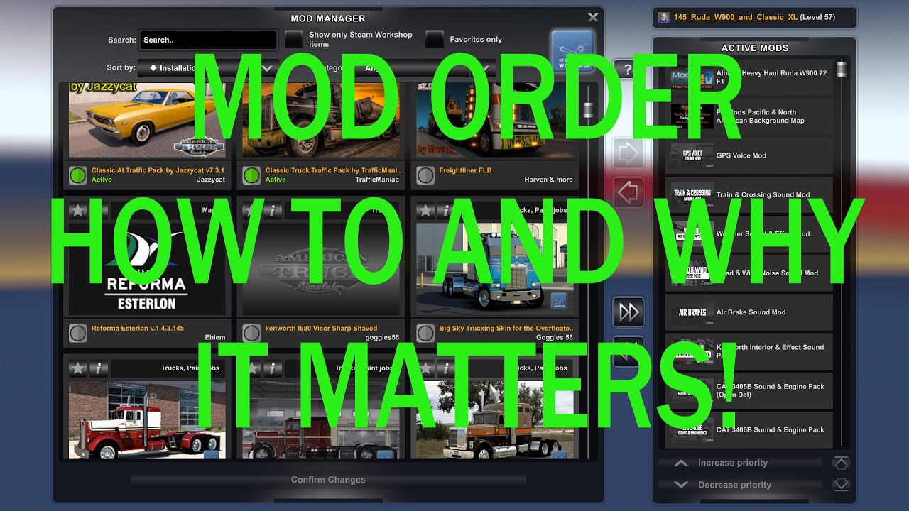 ATS Mod Order and Why it Matters