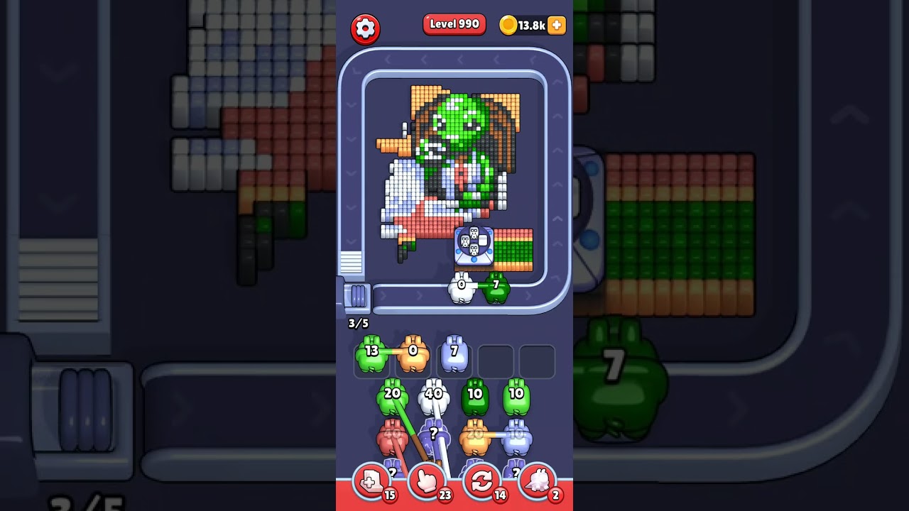Pixel Flow Level 990 Solution No Commentary 