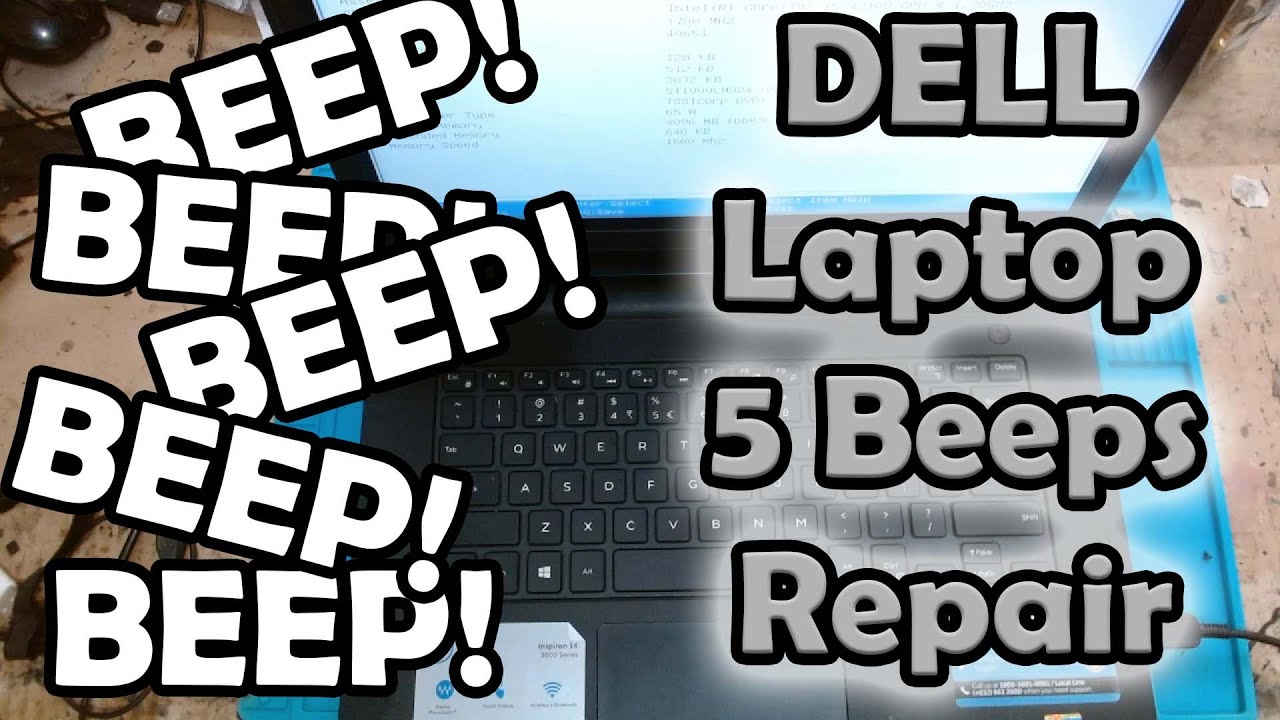 Stop That Dell Laptop Beeping NOW! (5 Beeps FIX!) #how #dell #shortsvideo #shorts #computer #laptop