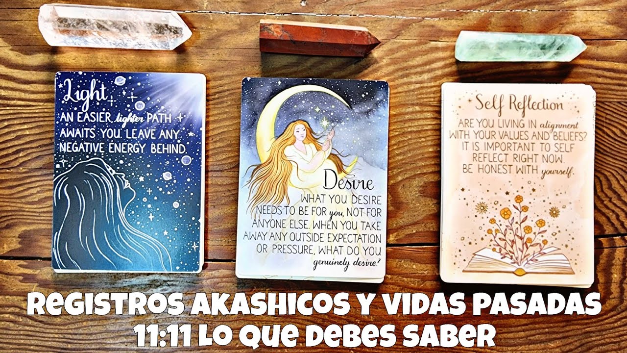 Registros Akashicos y Vidas Pasadas 🦋 Liberación